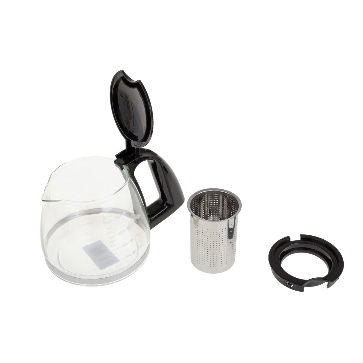 Заварник скляний з сіткою Lora NG17 750 мл - фото 2