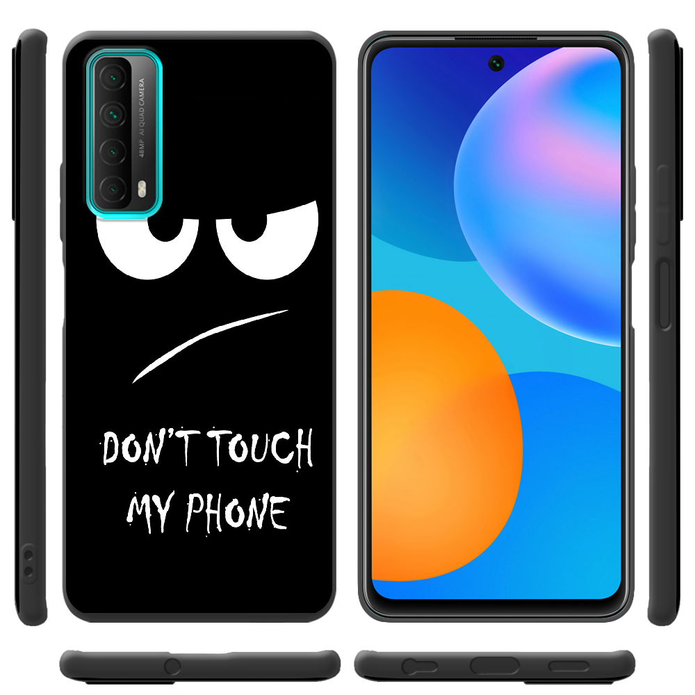 Чохол Boxface Huawei P Smart 2021 Don't Touch my Phone Чорний силікон (41133-up535-41604) - фото 2