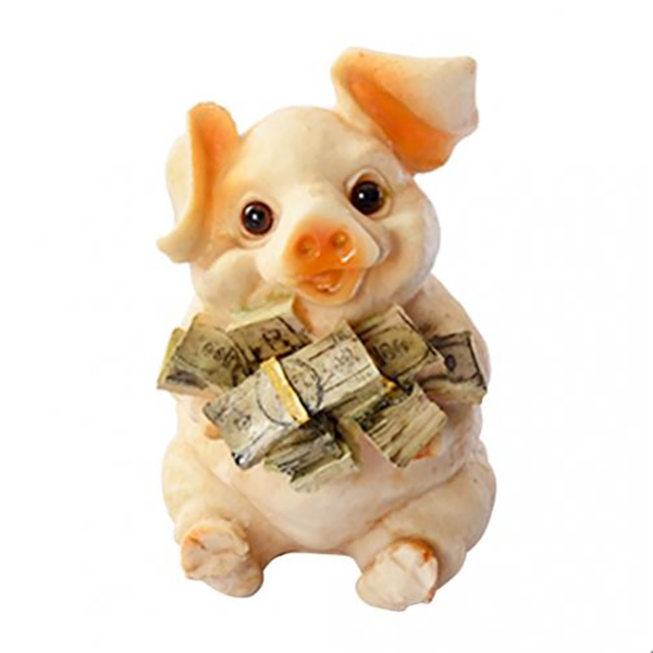 Статуетка керамічна Свинка STENSON 15 см N00852