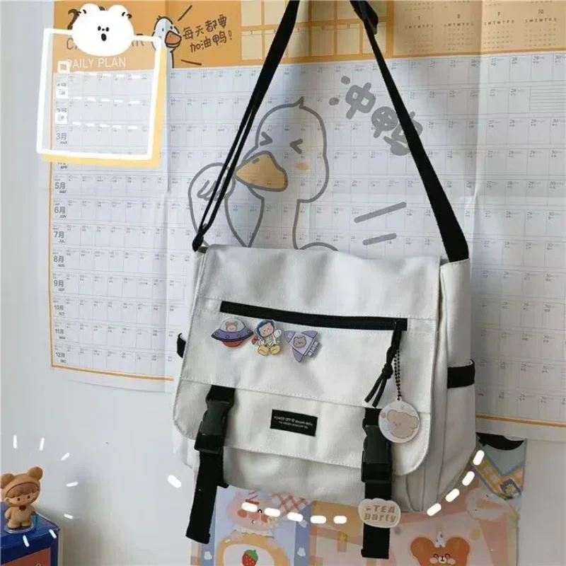 Сумка в японском стиле K POP Черно-белый (А530) - фото 3 Сумка в японском стиле K POP Черно-белый (А530) - фото 3