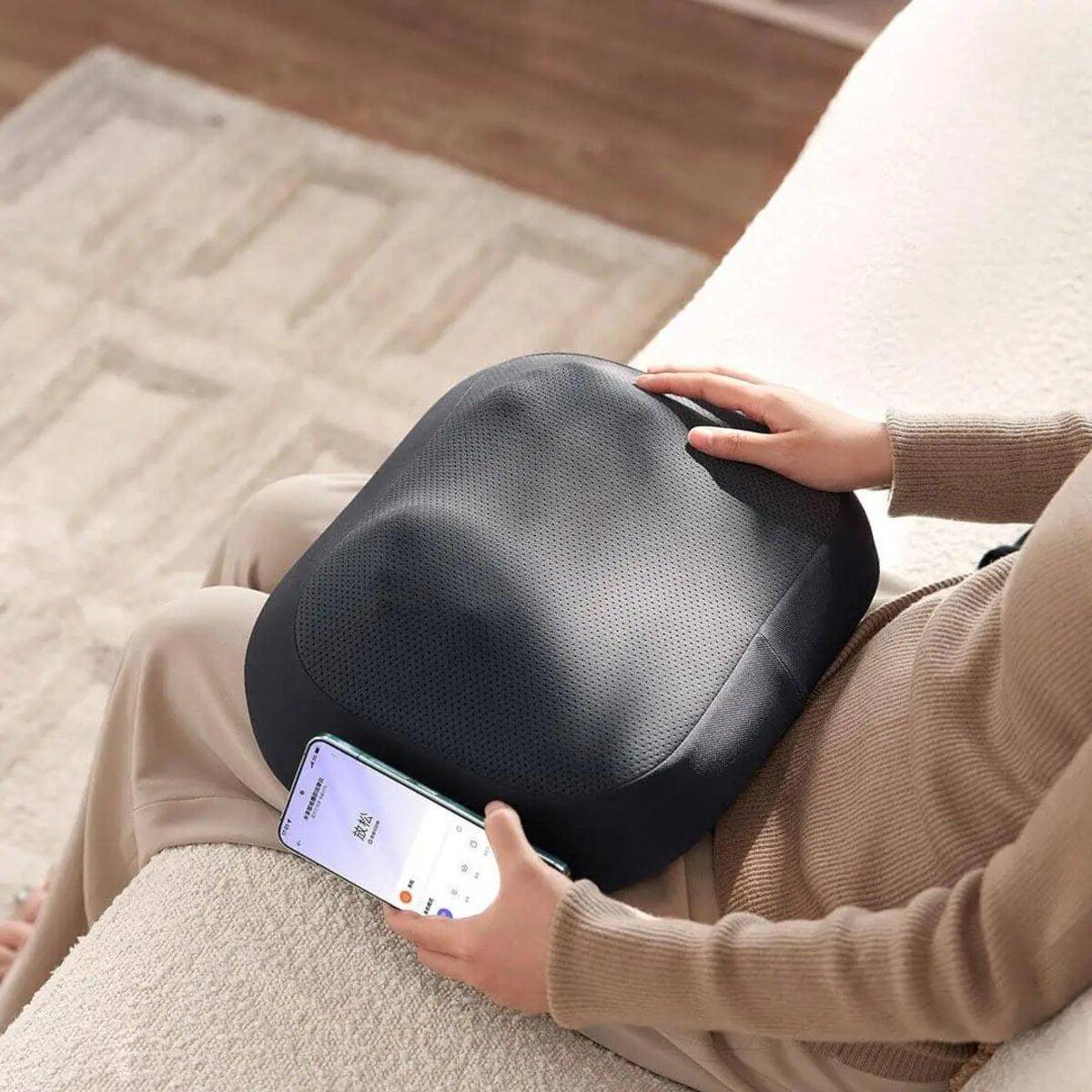 Массажер-подушка Mijia Smart Waist Massager 2400 mAh Black (BHR8623CN) - фото 5 Массажер-подушка Mijia Smart Waist Massager 2400 mAh Black (BHR8623CN) - фото 5