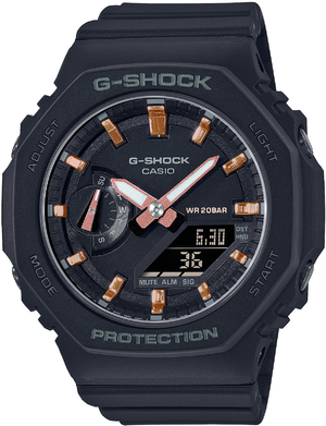 Наручные часы мужские Casio G-Shock GMA-S2100-1AER ударопрочные с карбоновым корпусом/водозащитой 200 м Черный (3099895125)