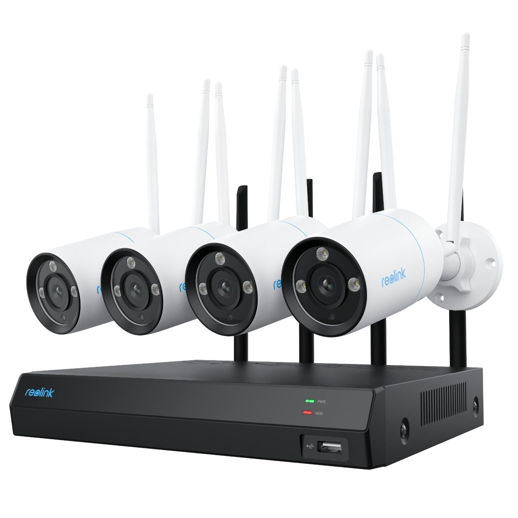 Комплект відеоспостереження Reolink NVS12-8MB4W 4 камери IP67 8 МП Wi-Fi 6 HDD 2 ТБ White (35575527) Комплект відеоспостереження Reolink NVS12-8MB4W 4 камери IP67 8 МП Wi-Fi 6 HDD 2 ТБ White (35575527)