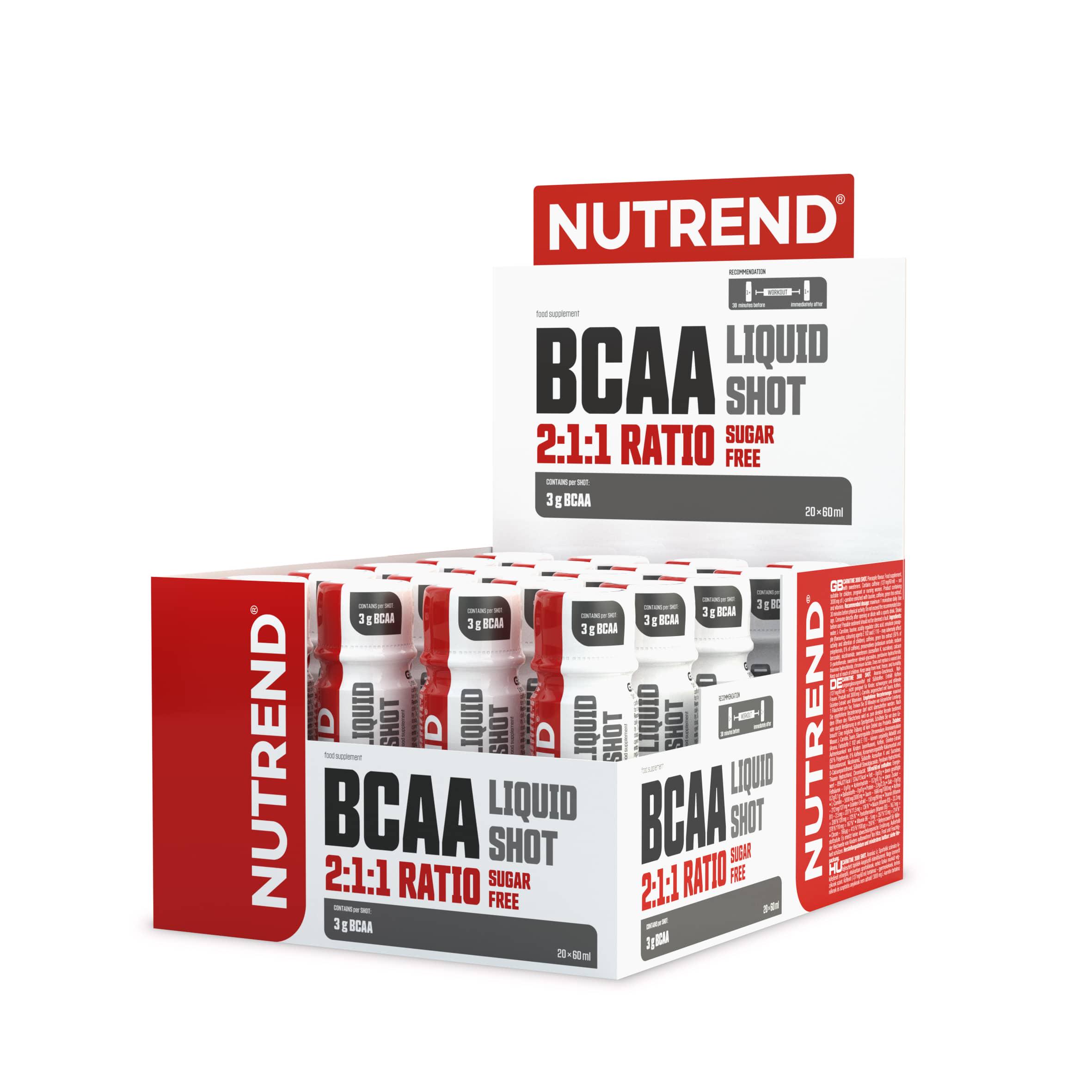 Амінокислоти NUTREND BCAA Liquid Shot 20х60 мл