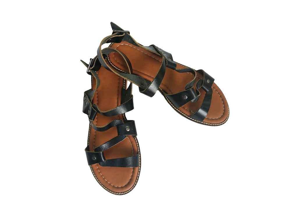 Босоножки Missmali 117 натуральная кожа р. 39 Черный (938176)