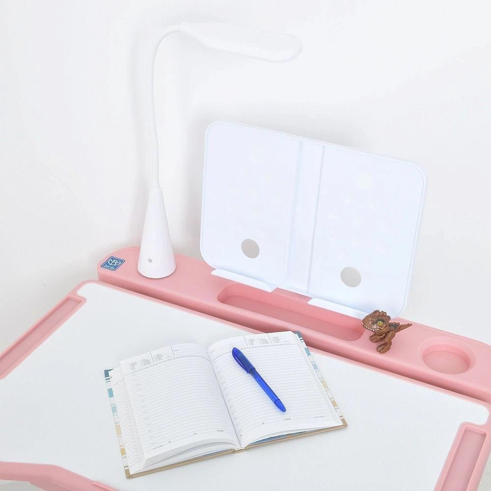 Парта дитяча Bambi та стілець із регулюванням висоти Світло-рожевий (M 4428-11) - фото 3