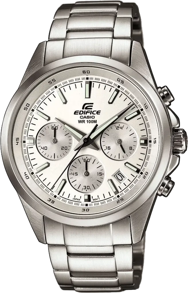 Наручные часы мужские Casio Edifice EFR-527D-7A со стальным корпусом/водозащитой 100 м Серебряный (3100234248)