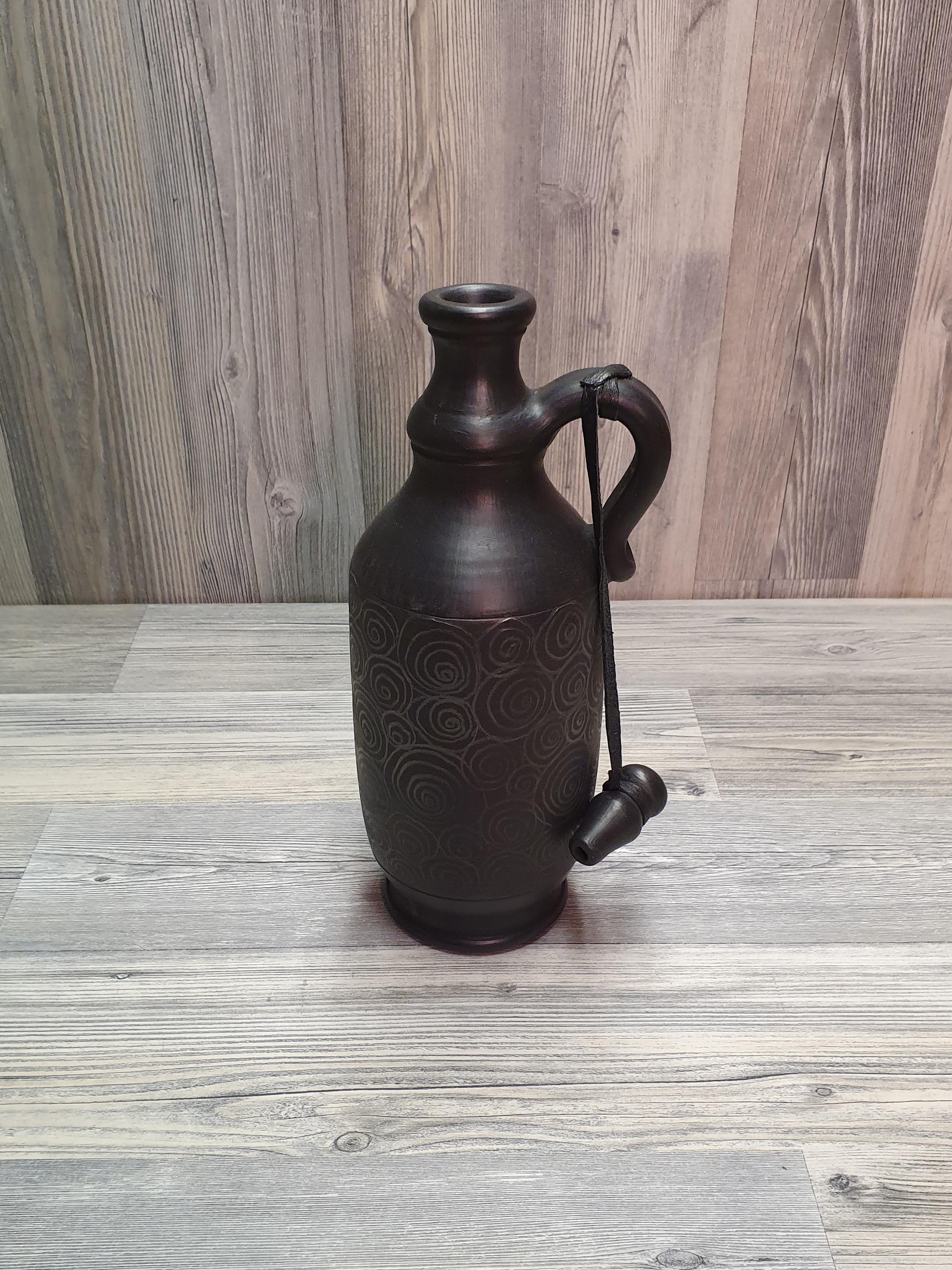 Штоф из глины ручная работа (5213) - фото 5 Штоф из глины ручная работа (5213) - фото 5