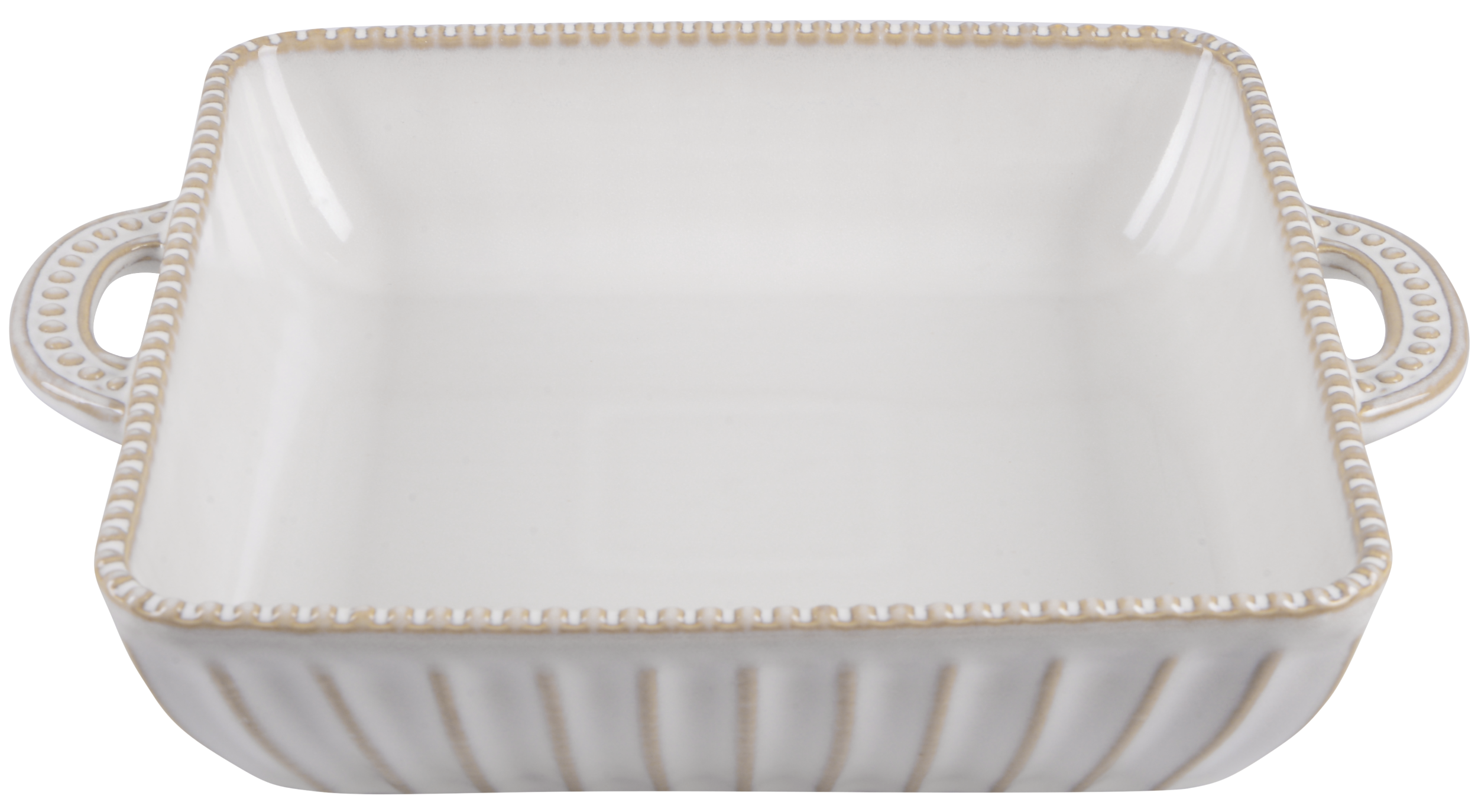 Форма для выпечки Limited Edition Allegra Biege квадратная керамическая 26,5x22x5,5 см (GJH011-26-2-129)