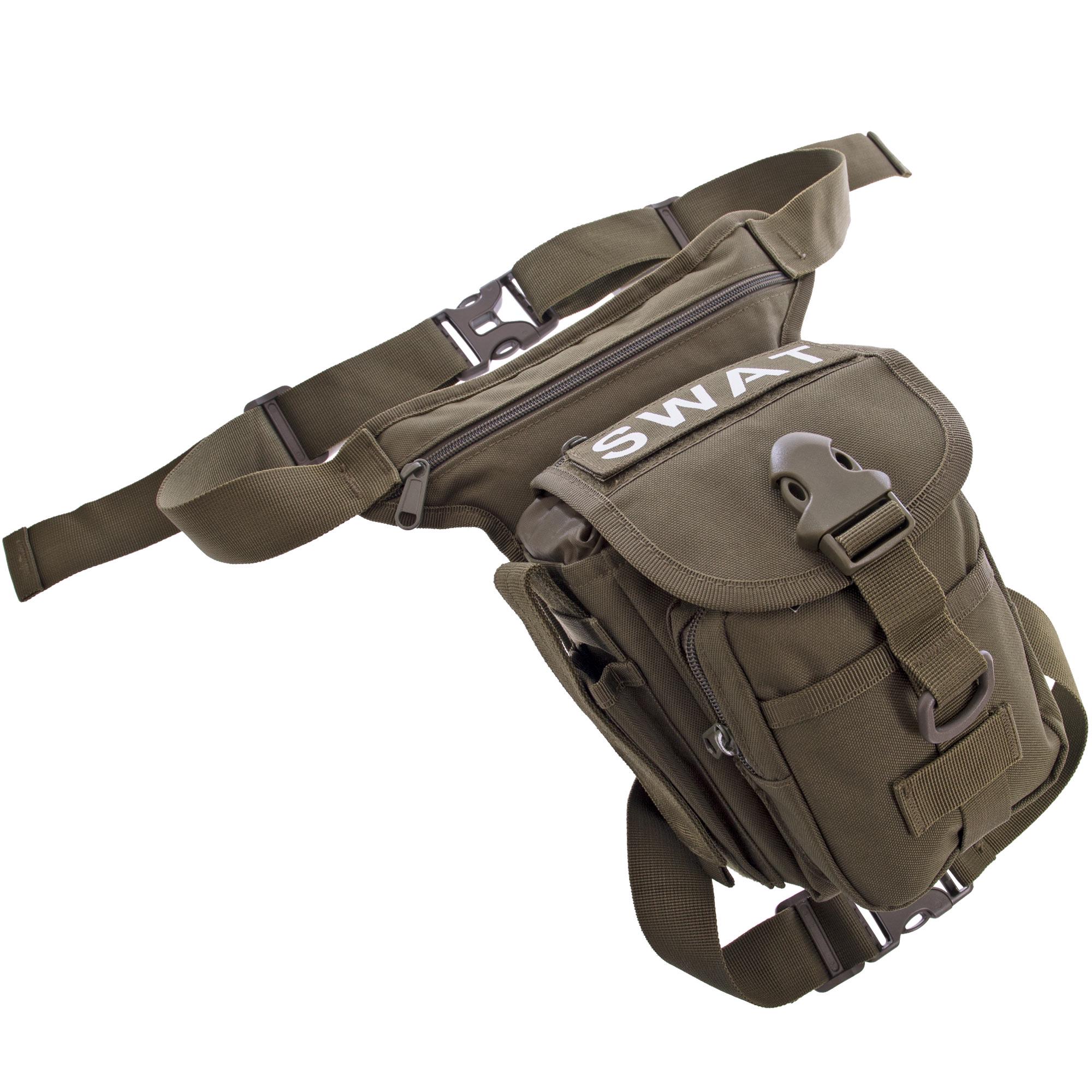 Сумка на бедро Silver Knight SWAT 28х27х10 см 7 л Оливковий (TY-229)