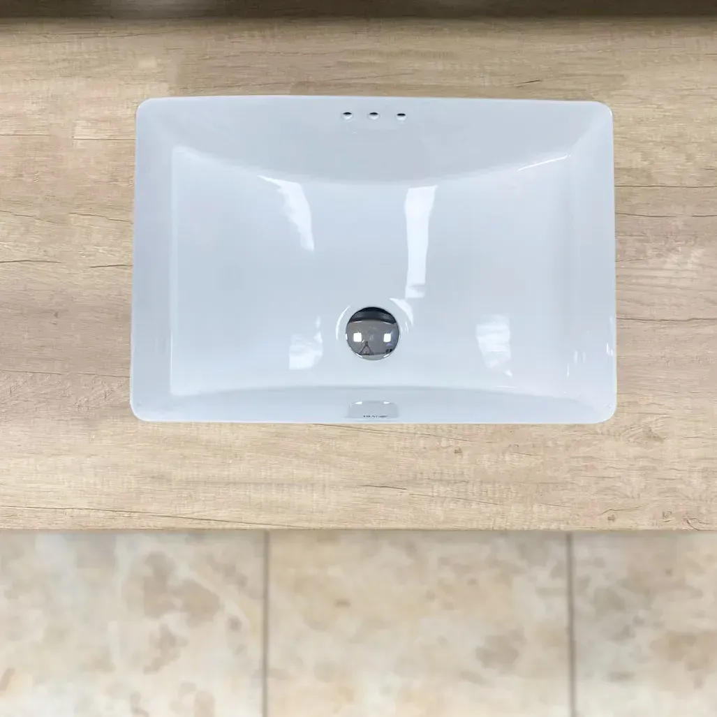 Умивальник врізний VBI Mallare прямокутний 525x380 мм Білий (RM-VBI-018038) - фото 3 Умивальник врізний VBI Mallare прямокутний 525x380 мм Білий (RM-VBI-018038) - фото 3