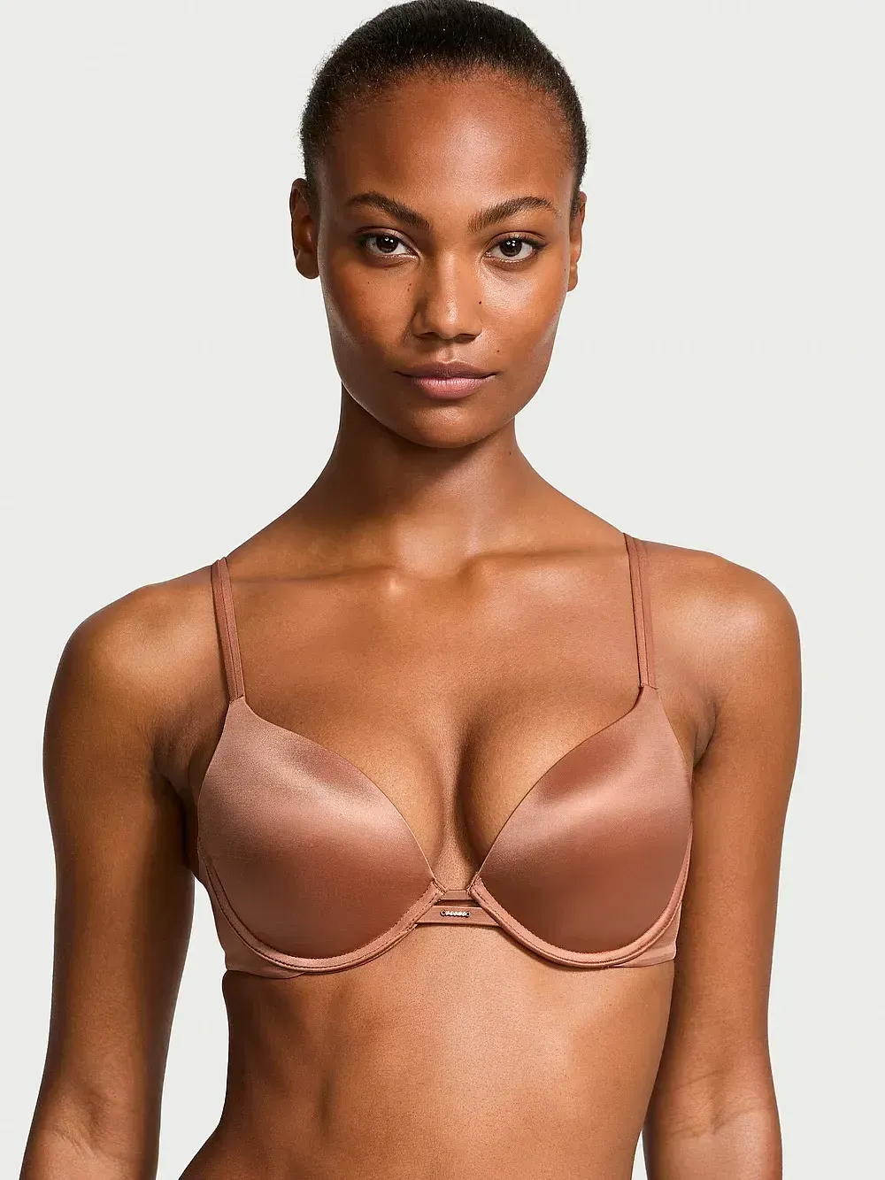 Бюстгальтер з пуш ап Victoria's Secret Very Sexy Smooth Push-Up Bra 75B Бежевий (25487947)