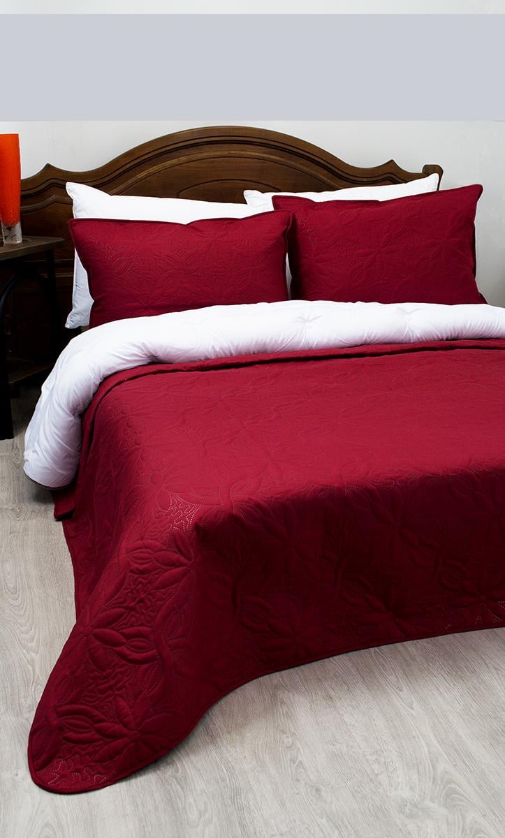 Покривало Lotus Broadway-Basic 175х220 см Бордовий (26838)