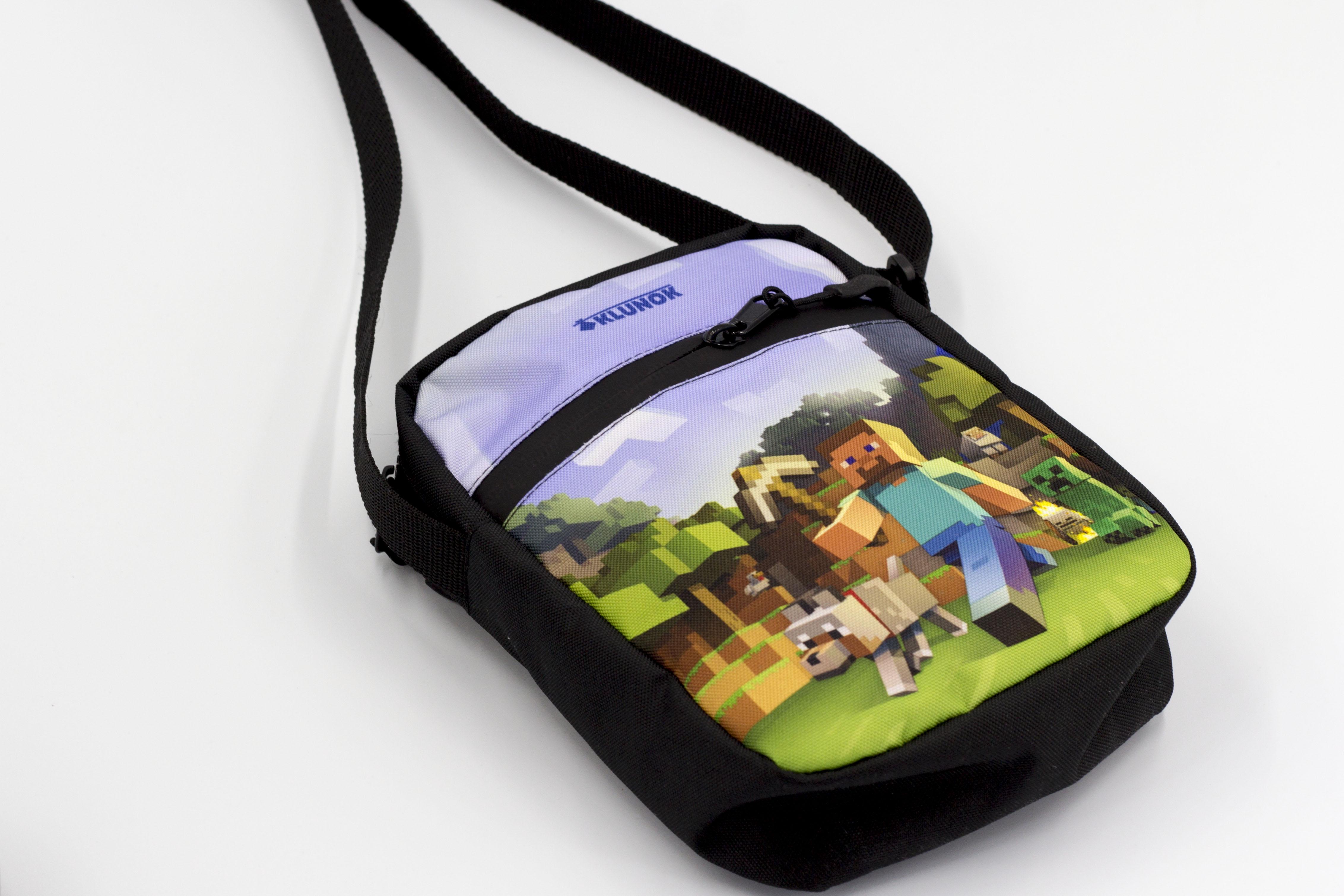 Сумка месенджер через плече Майнкрафт для хлопців 16х21х6 см (К-18) - фото 7 Сумка месенджер через плече Майнкрафт для хлопців 16х21х6 см (К-18) - фото 7