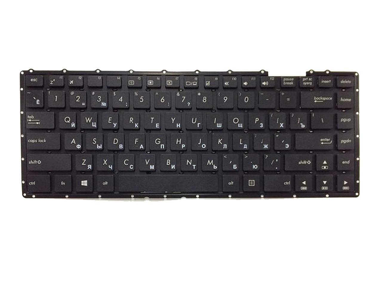 Клавиатура для ноутбука Asus A456 A456UB матовая (0KNB0-4135RU00)