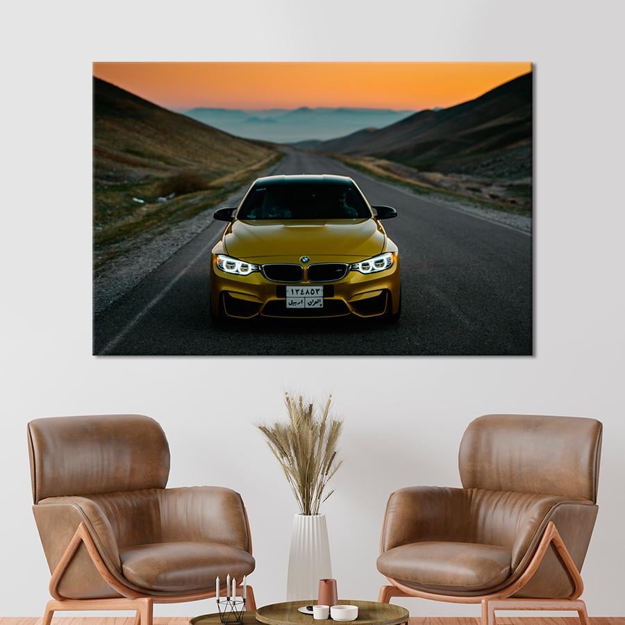 Картина Автомобиль Спорткар BMW M4 80x54 см (A1172-1)