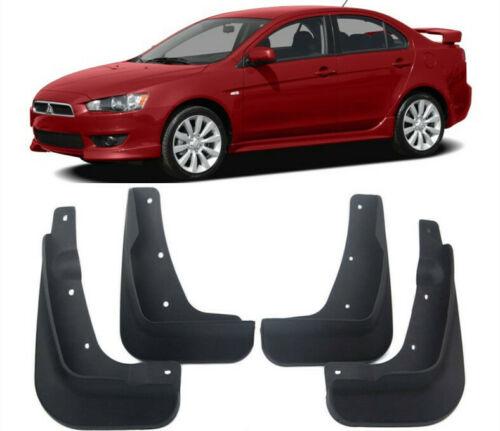 Брызговики Dongmart Mitsubishi Lancer X 2007-2011 под порог 4 шт. до рейсталинга - фото 2