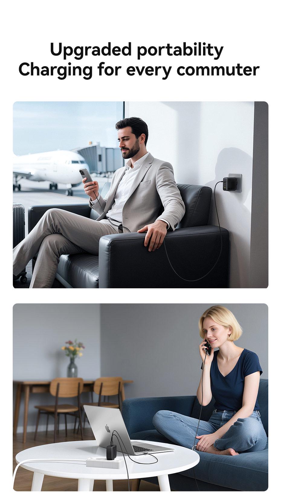 Зарядное устройство BASEUS EnerFill FH11 140w 3 Type-c х 1 USB (30633245) - фото 12 Зарядное устройство BASEUS EnerFill FH11 140w 3 Type-c х 1 USB (30633245) - фото 12