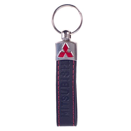 Брелок длинный с кожзаменителя Mitsubishi (00000031262)