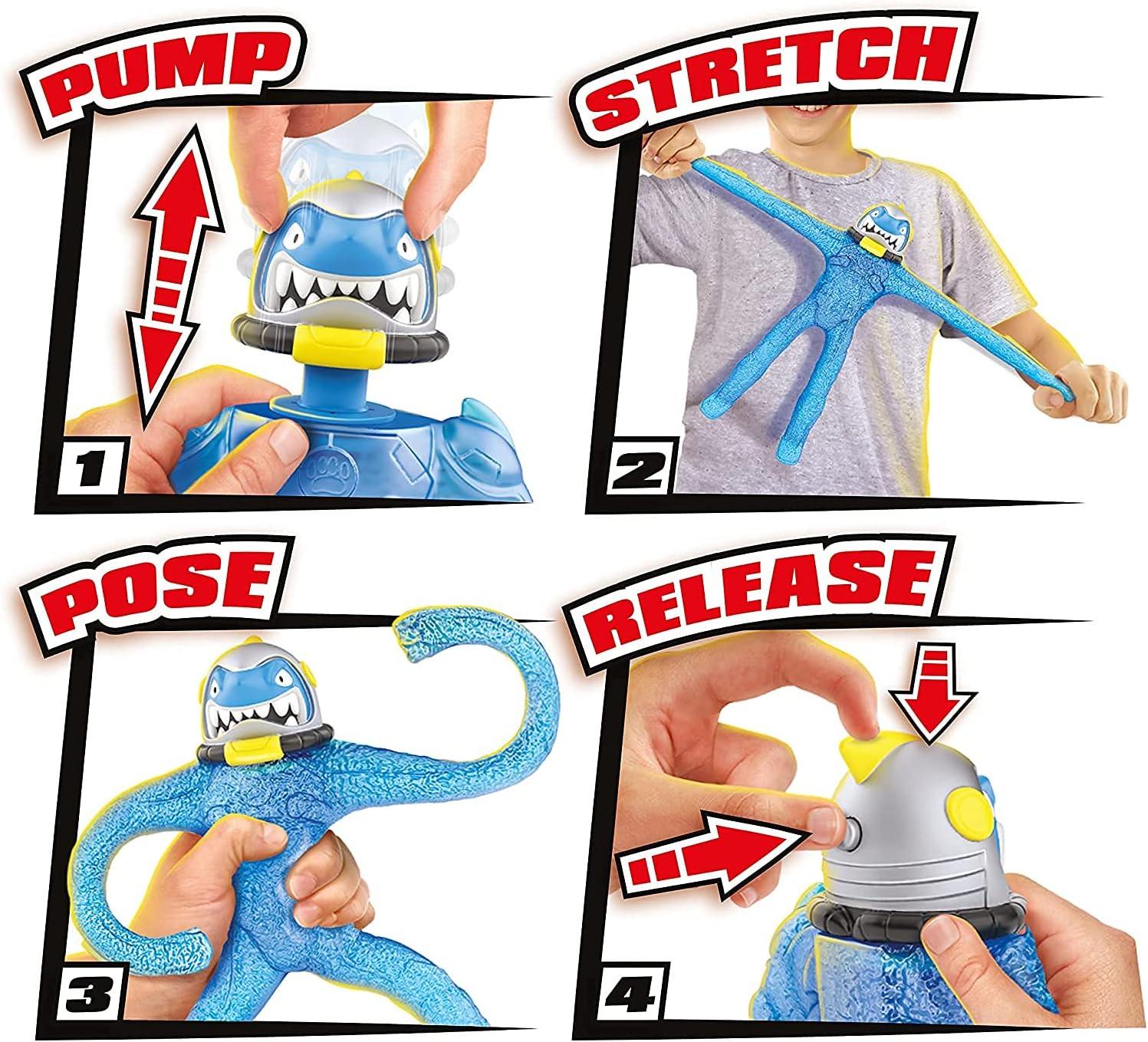 Фігурка тягучка Heroes of Goo Jit Zu Galaxy Attack Air Vac Thrash - фото 4