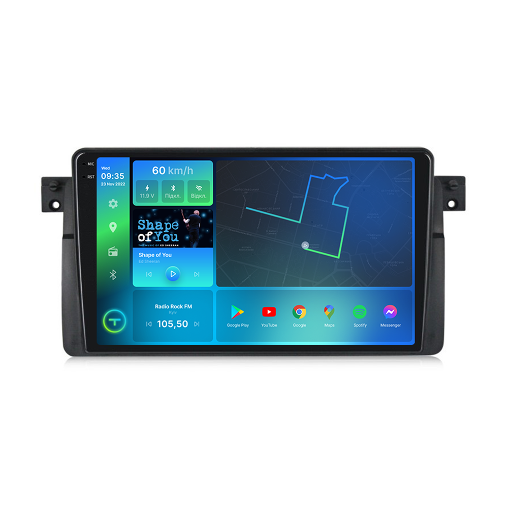 Магнитола штатная Torssen 2K BMW 3 e46 FL9 4+64Gb 4G Carplay DSP (202305532)