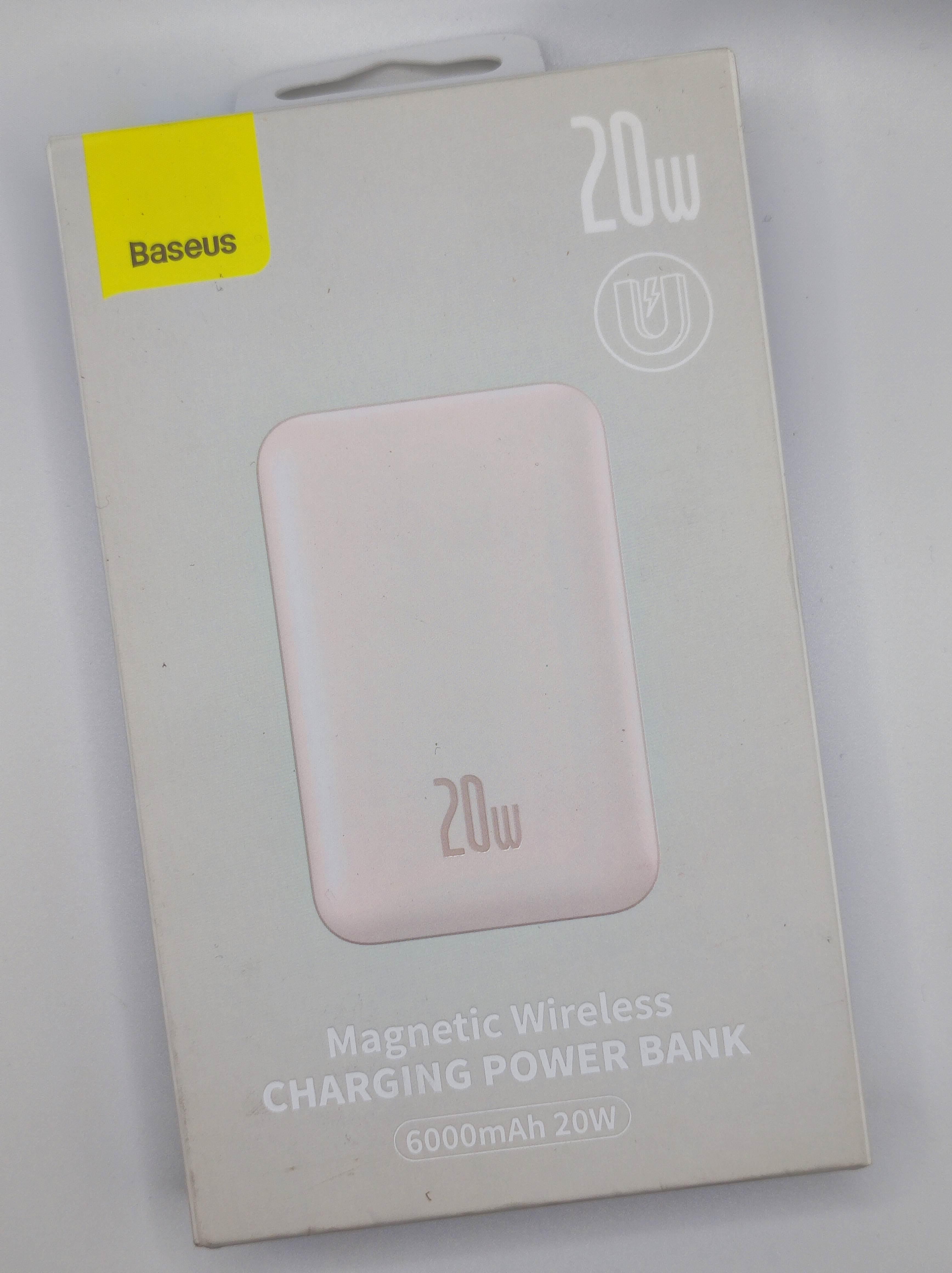 Портативний бездротовий ЗП Baseus Magnetic 20 W 6000 mAh - фото 4 Портативний бездротовий ЗП Baseus Magnetic 20 W 6000 mAh - фото 4