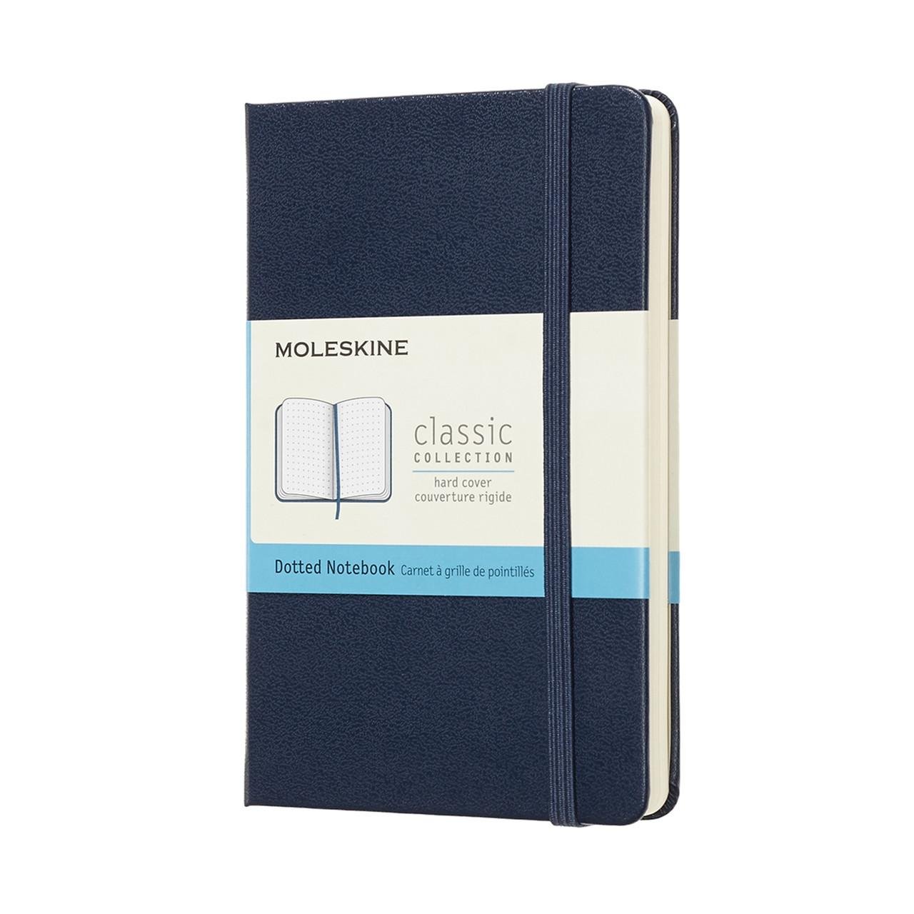 Блокнот Moleskine Classic карманный 9х14 см 192 страницы в точку Сапфир (8058341715338)