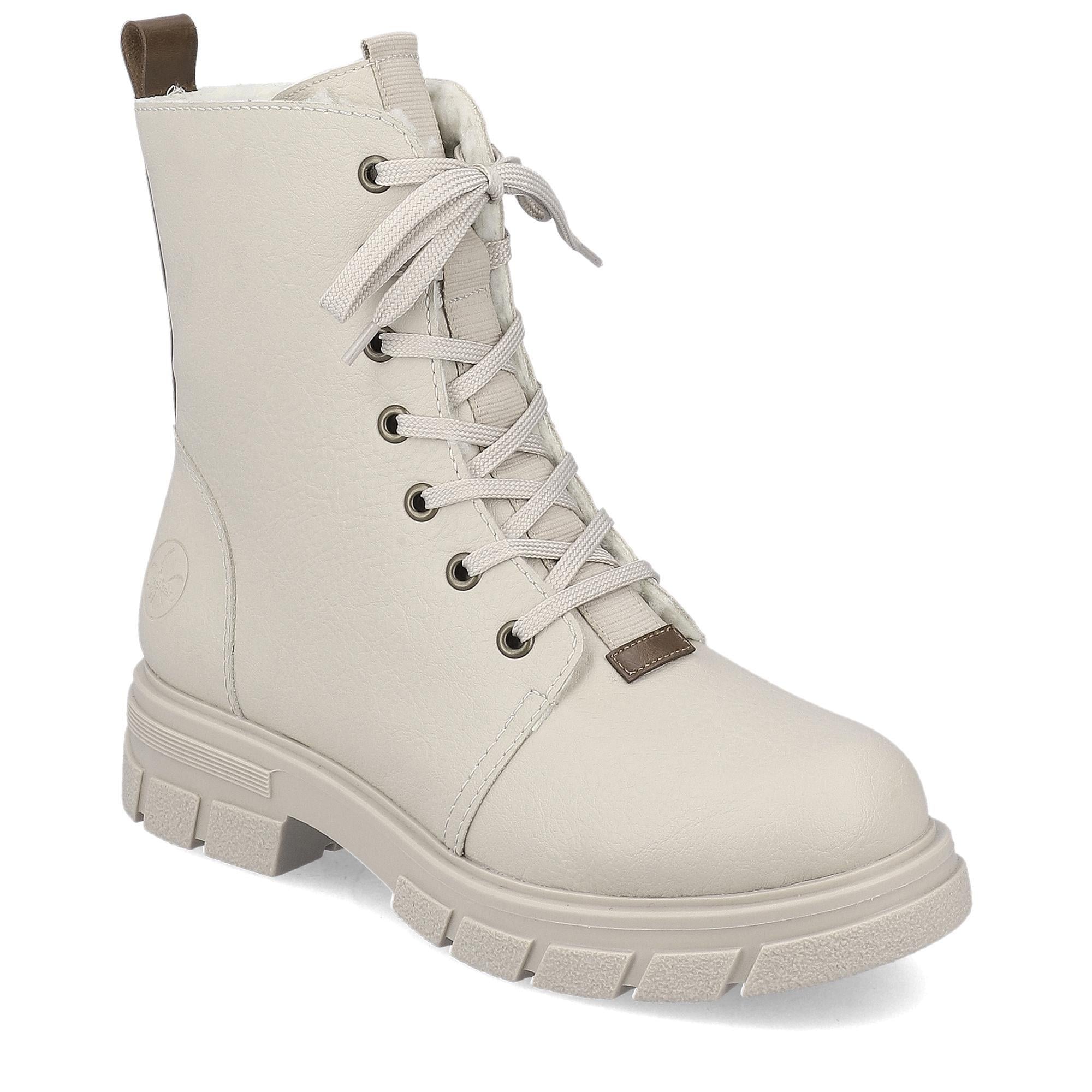 Ботинки женские зимние RIEKER повседневные р. 39 Бежевый (013767-39)