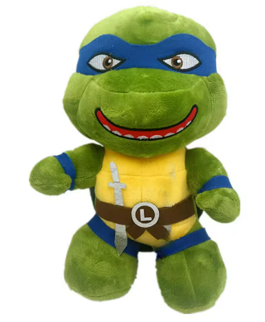 Мягкая игрушка детская Леонардо Черепашки ниндзя 23 см (300003)