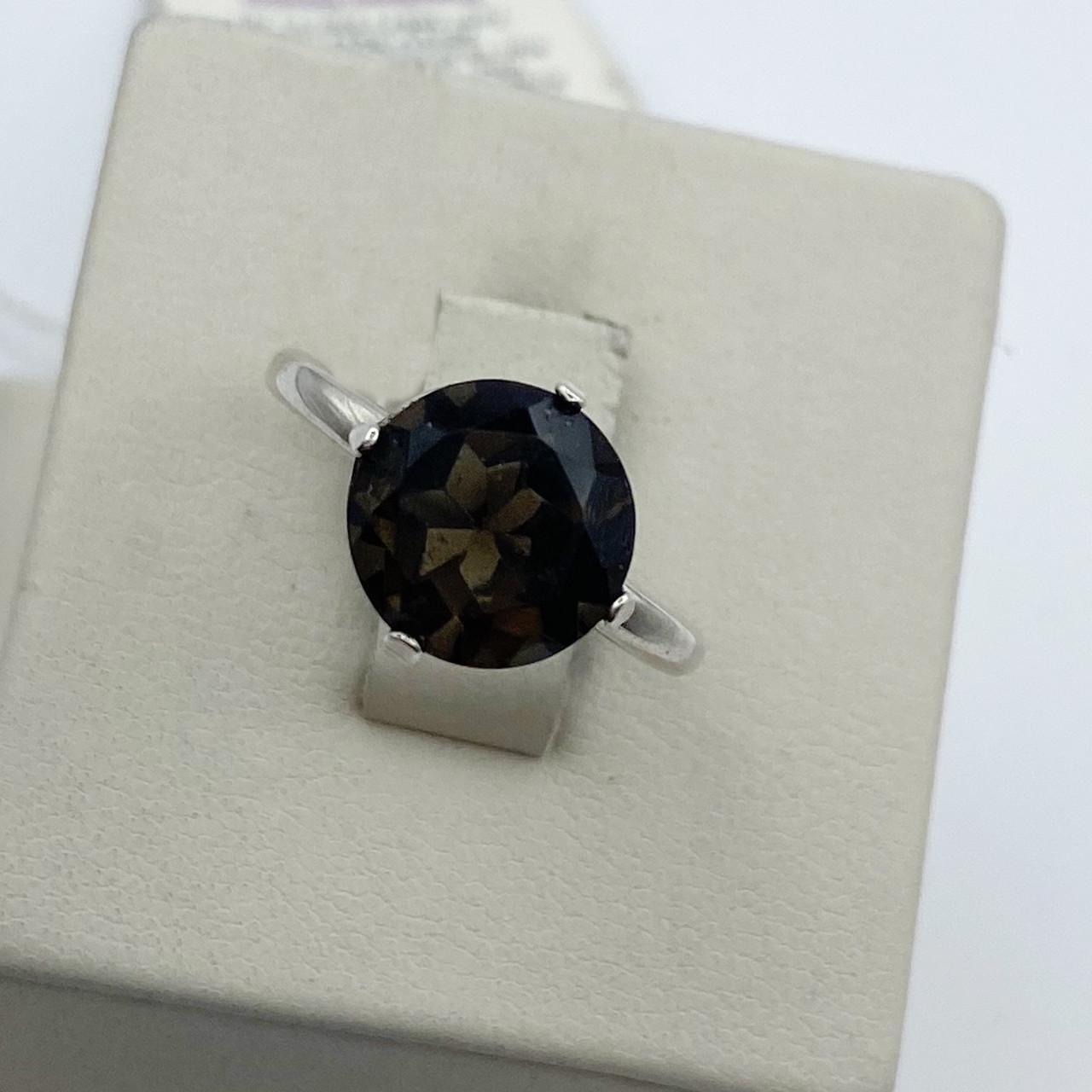 Кольцо серебряное с раухтопазом р. 17 2,4 г (2515312770)