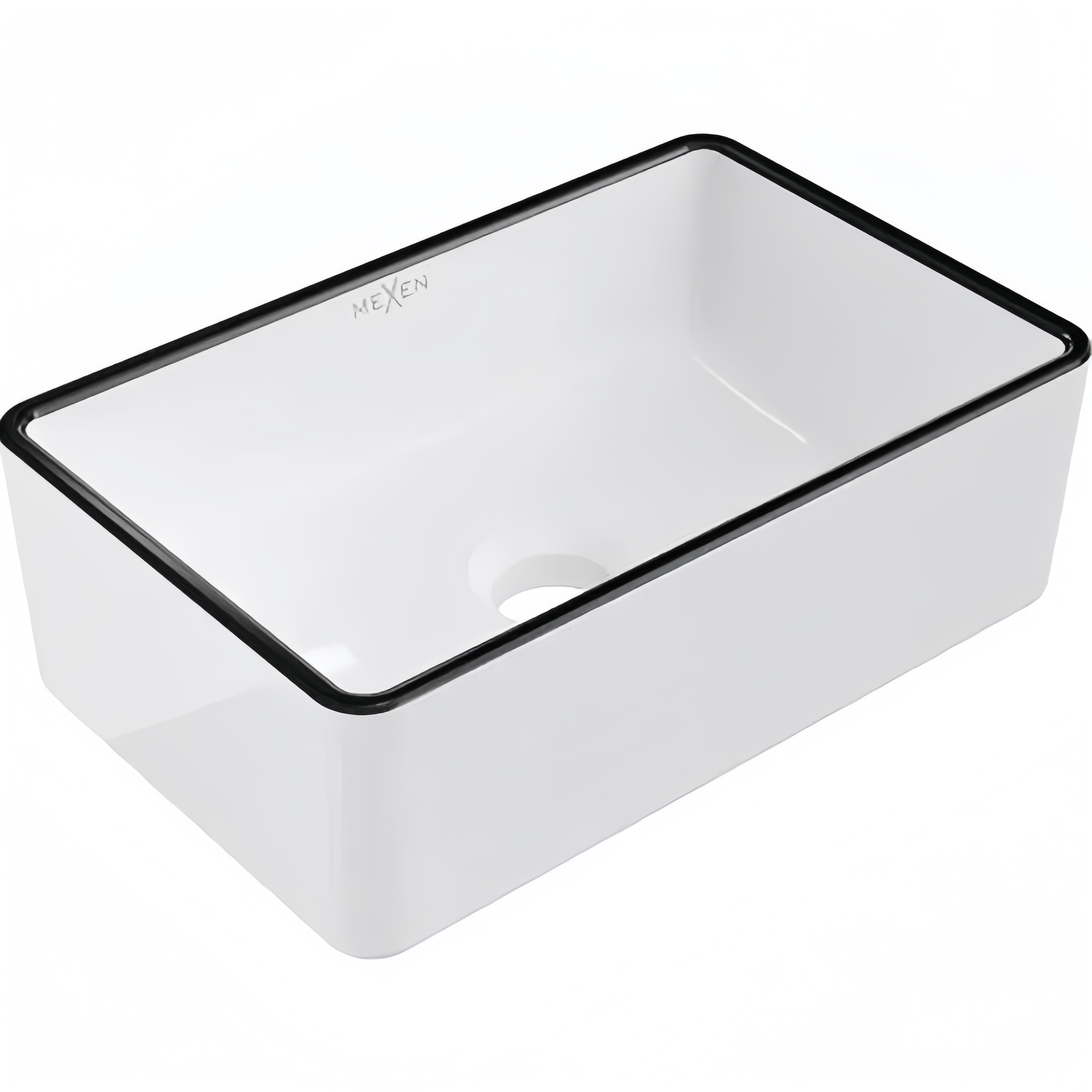 Умывальник накладной Mexen NADIA 36 EDGE White/Black (2810373411)