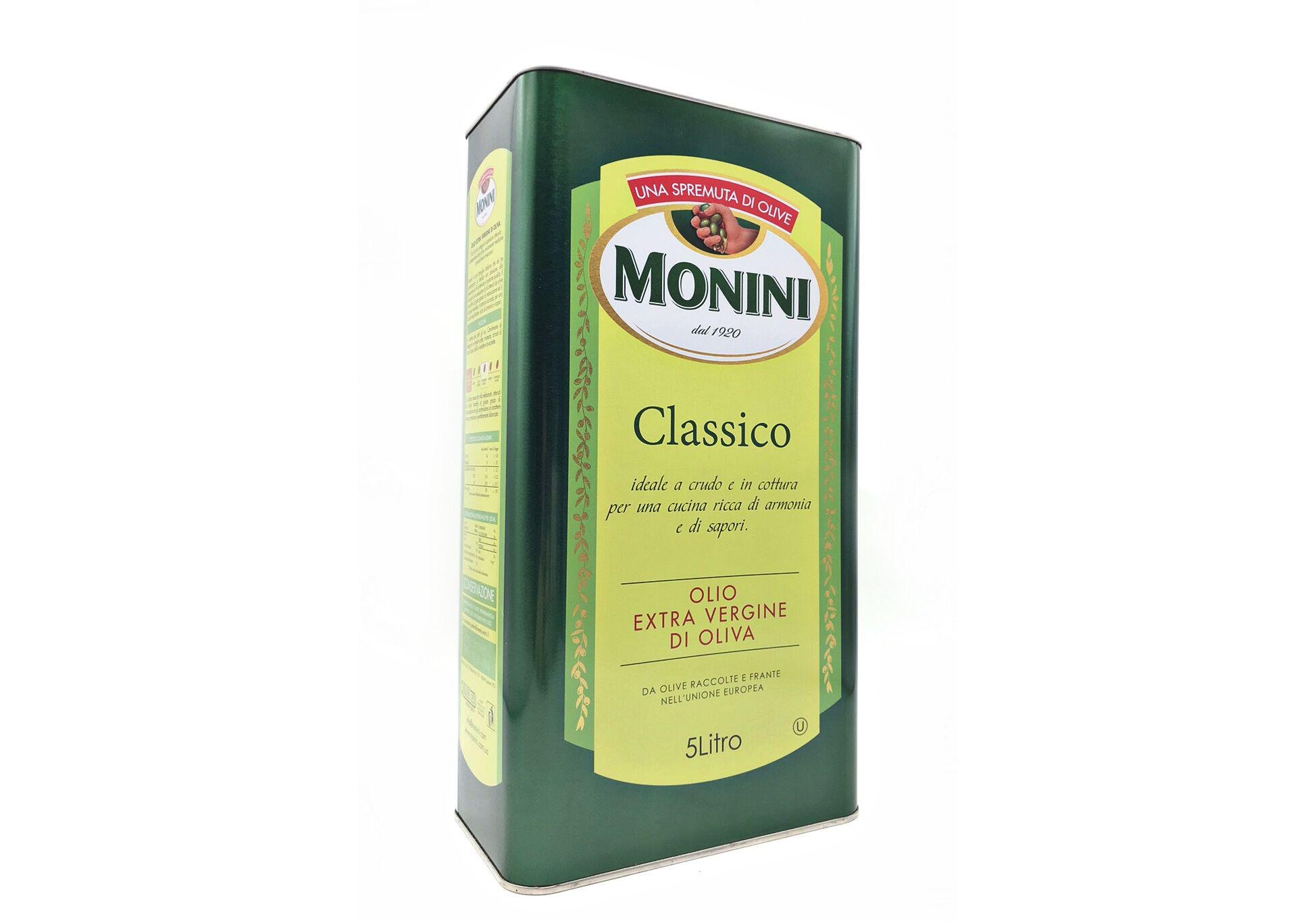 Олія оливкова Monini Extra Vergine для смаження залізна банка 5 л (1633388160)