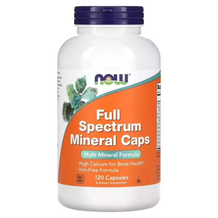 Мультиминералы полного спектра Now Foods Full Spectrum Mineral 120 вегетарианских капсул (NF1544)