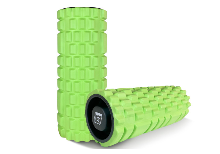 Ролик массажный EasyFit Grid Roller v.1.1 33 см Салатовый (EF-2020a-GN) - фото 3