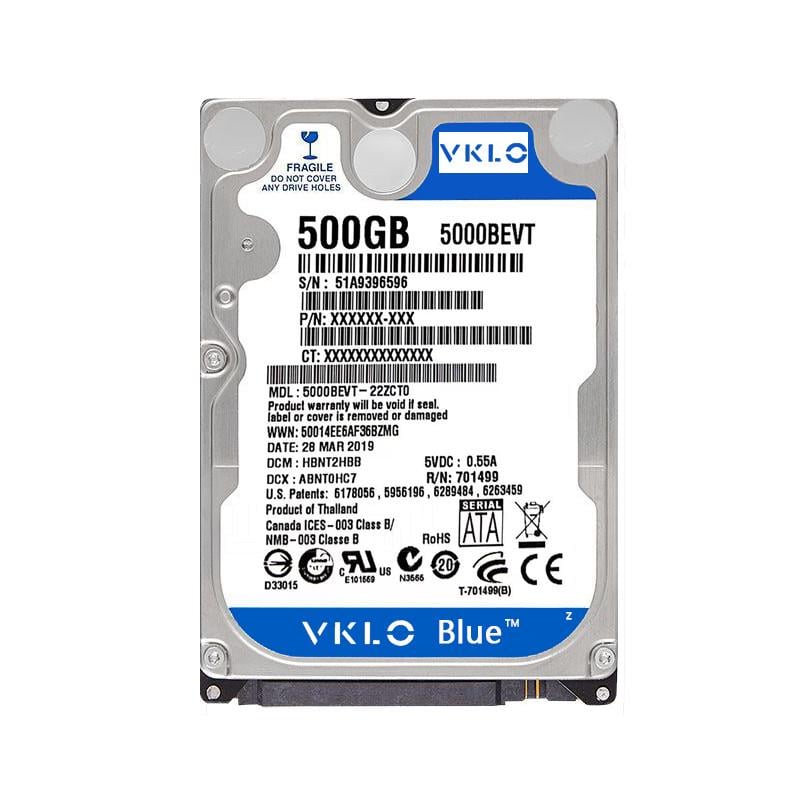 Жесткий диск VKLO для системы видеонаблюдения 500 GB 2,5" Жесткий диск VKLO для системы видеонаблюдения 500 GB 2,5"