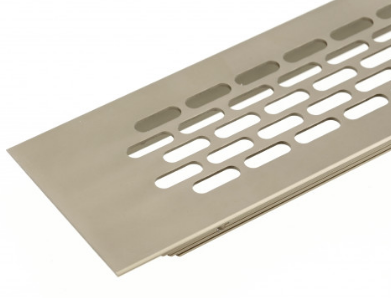 Решетка вентиляционная GTV 245x60 мм Светлый Графит (KK-W60245-24) - фото 2