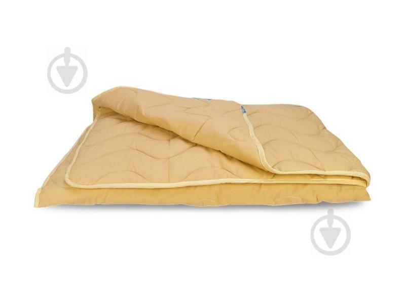 Легкое хлопковое одеяло деми Leleka-Textile Двуспальный 172х205 Бежевый