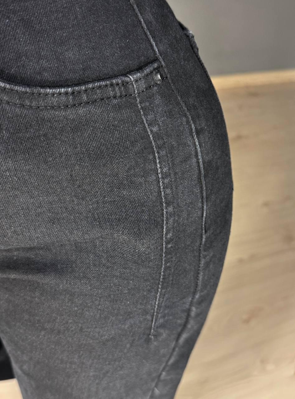 Джинси жіночі ITS Basic 2407-1 палаццо стрейчеві з виточками р. 40 Чорний (4997) - фото 8 Джинси жіночі ITS Basic 2407-1 палаццо стрейчеві з виточками р. 40 Чорний (4997) - фото 8