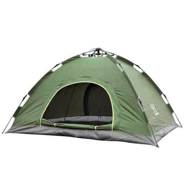 Палатка автоматическая, 2-х местная, Зеленая