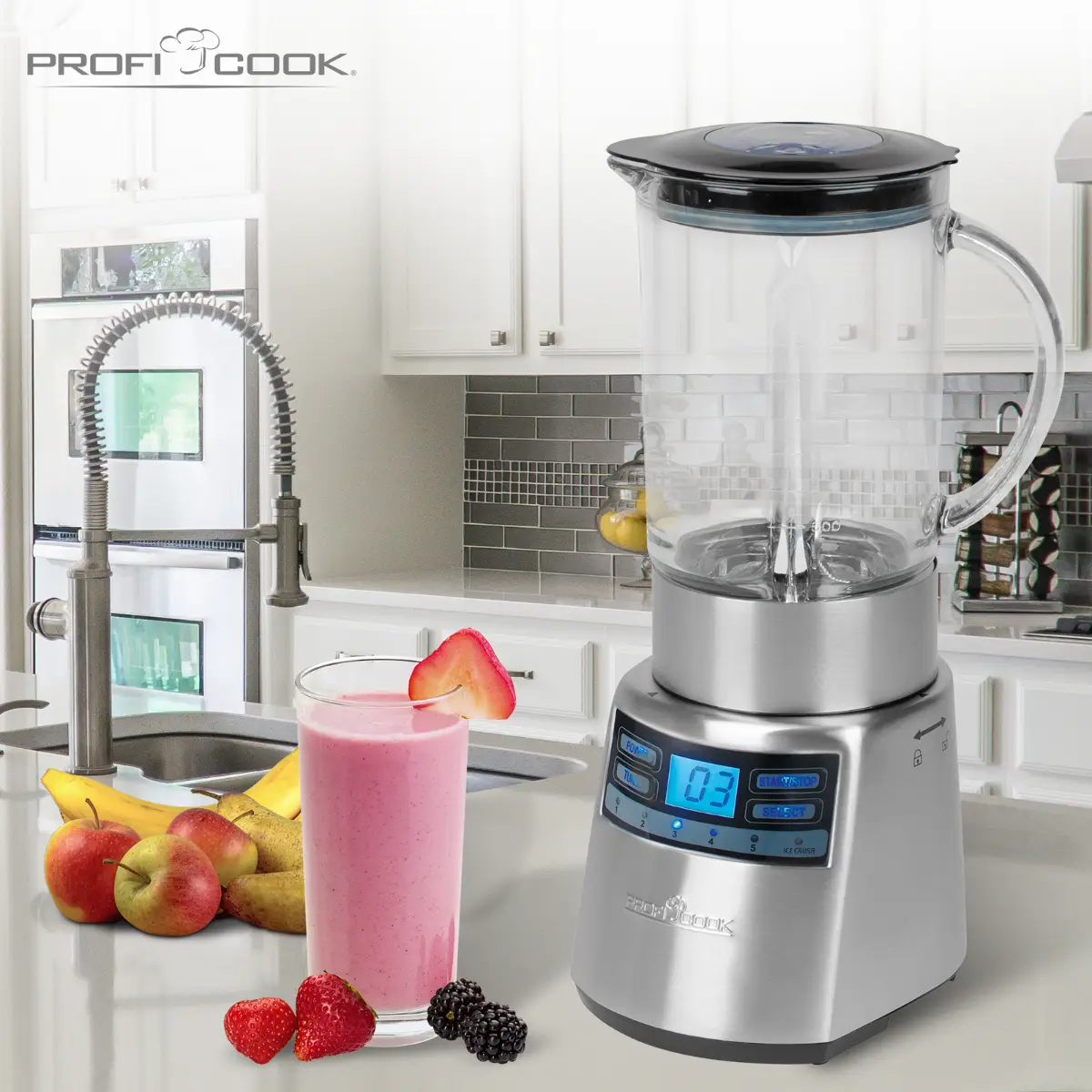 Миксер Profi Cook PC-UM 1006 Нержавеющая сталь - фото 3