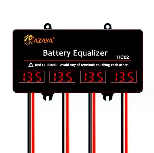 Балансир заряда на 4 аккумулятора Mazava HC02 с вольтметром эквалайзер (2147525407)