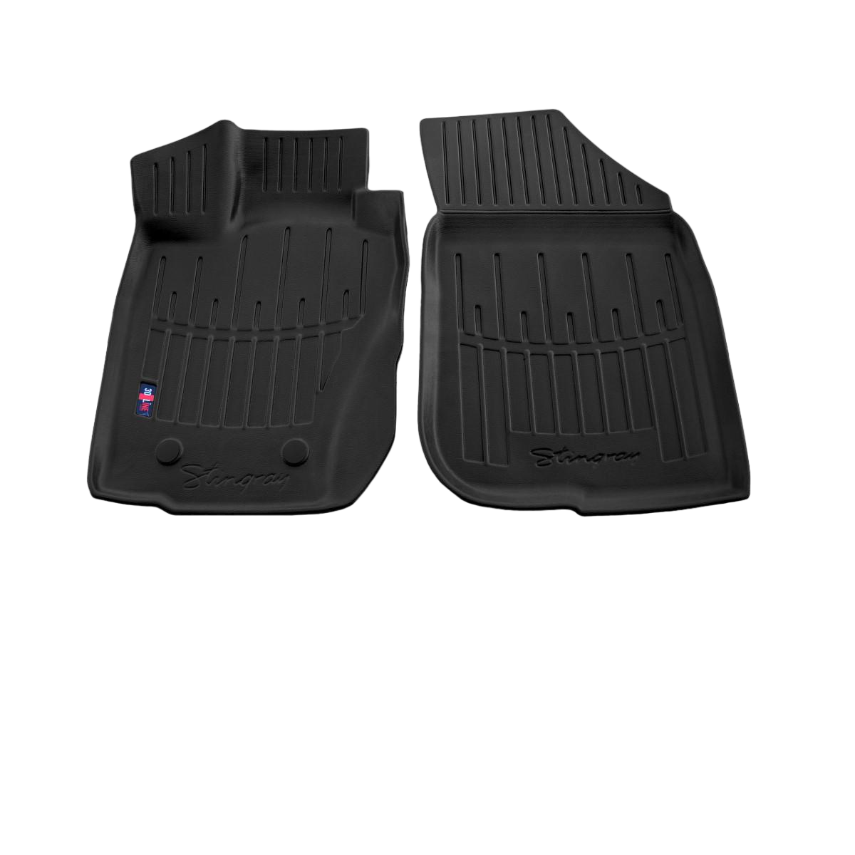 Коврики резиновые Stingray в салон Renault Duster I 2010-2018 с бортиком 2 шт. (5018232)