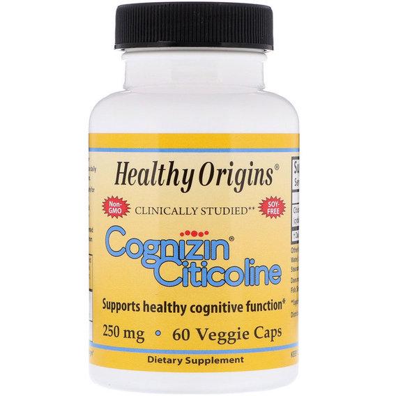 Комплекс для профилактики работы головного мозга Healthy Origins Cognizin Citicoline 250 мг 60 Veg Caps
