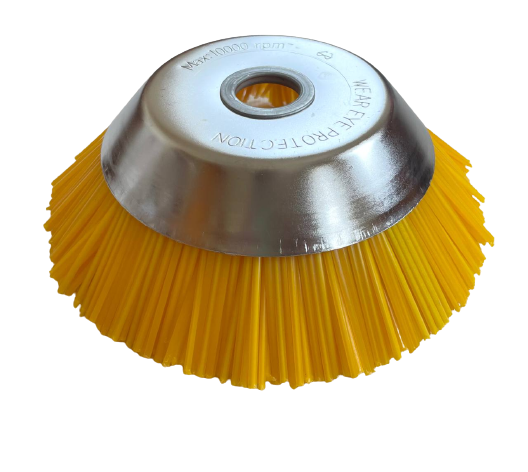 Насадка-щетка для мотокосы пластиковая d 200 мм (1852037148)