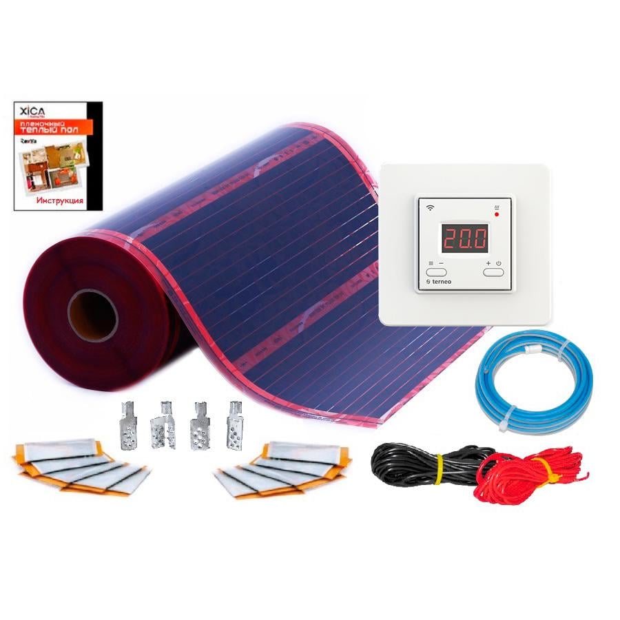 Комплект RexVa нагрівальна плівка 6 м² + терморегулятор Аx Wi-Fi та монтажний набір (rexva Ax-60)