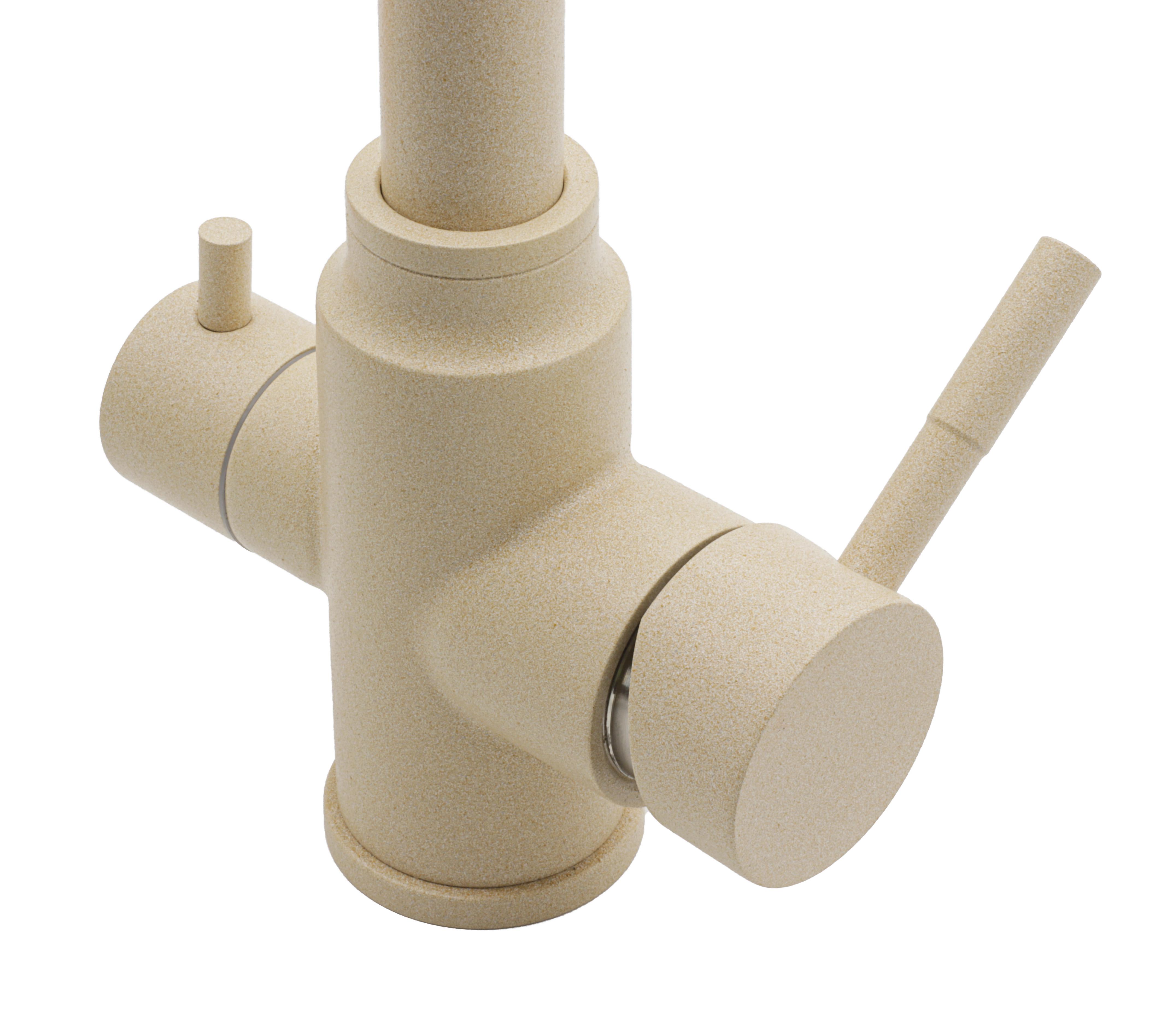 Смеситель AQUAMILL RIO с подключением фильтрованной воды Бежевый - фото 5 Смеситель AQUAMILL RIO с подключением фильтрованной воды Бежевый - фото 5