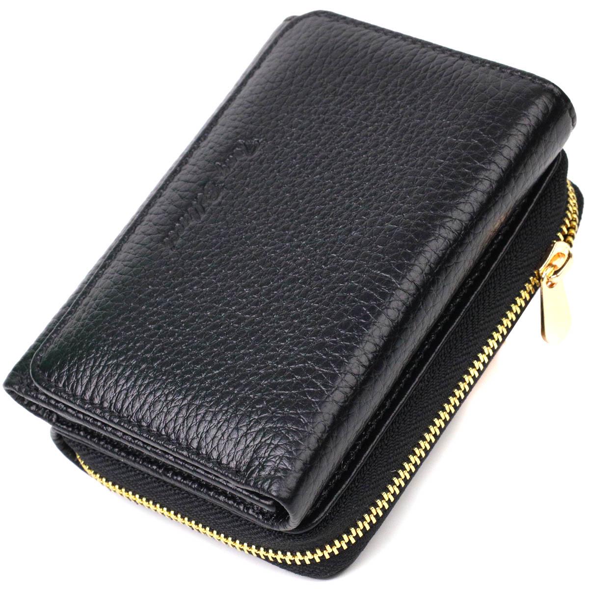Портмоне женское Tony Bellucci Wallet 22024 из натуральной кожи Черный (56225)