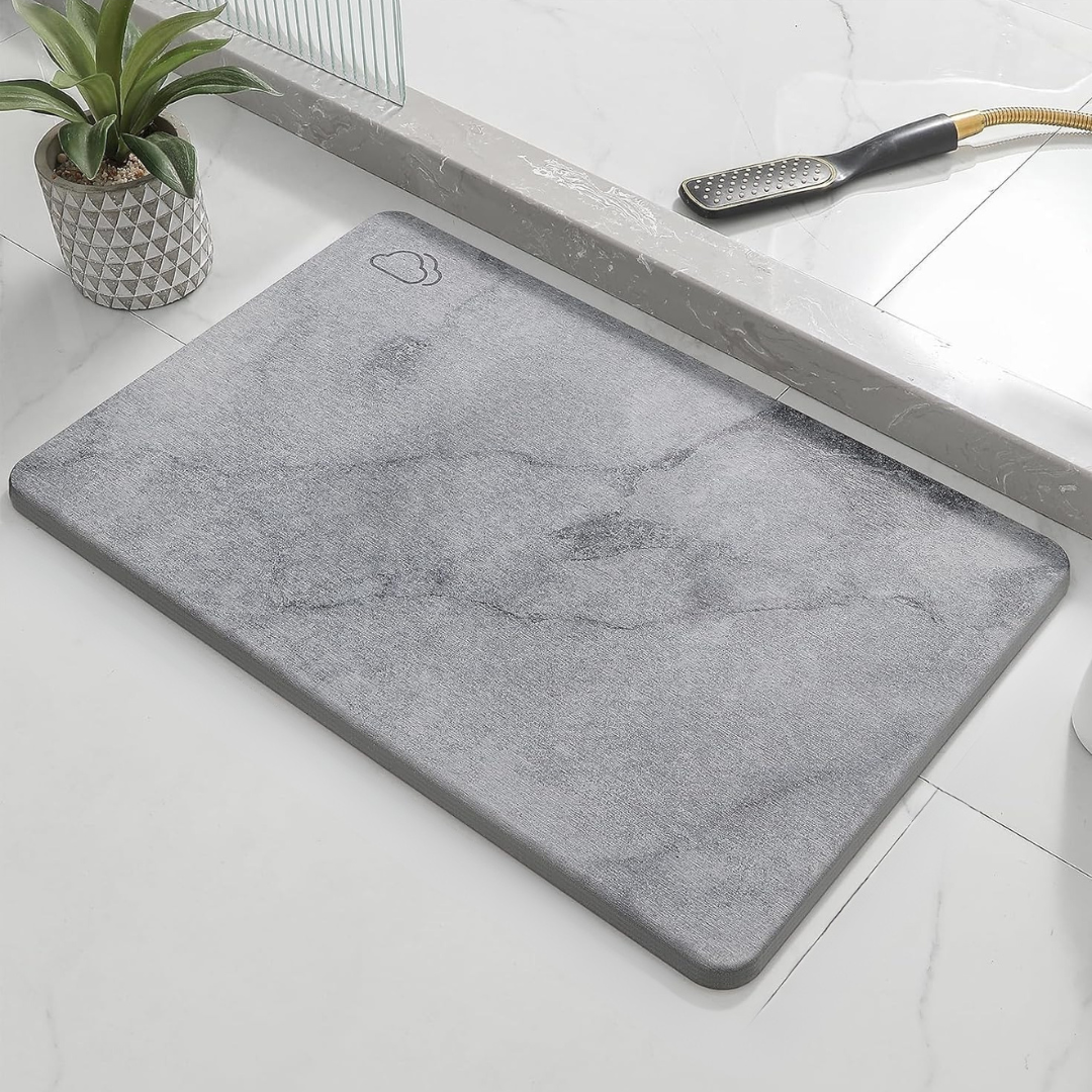 Коврик для ванной комнаты диатомитомитовый каменный 60х39 см Серый гранит (2576920534) - фото 4 Коврик для ванной комнаты диатомитомитовый каменный 60х39 см Серый гранит (2576920534) - фото 4