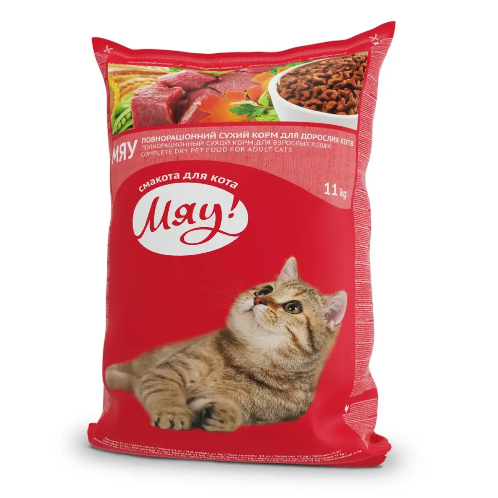 Сухий корм М'яу! Ніжний кролик 11 кг