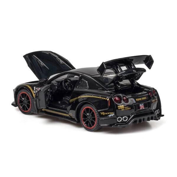 Игрушка машинка Nissan GTR R35 15 см Черный (59577) - фото 2